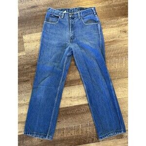 CALVIN KLEIN Jeans (MEN'S, 33W, 28" Ins.) Blue Straight Leg Denim Vintage 80s